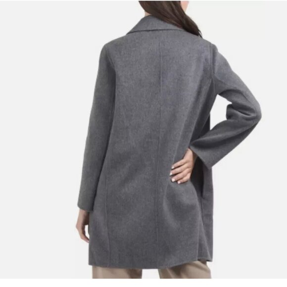 THEORY Boy Double Face Wool-Cashmere-Blend Coat - Picture 3 of 6